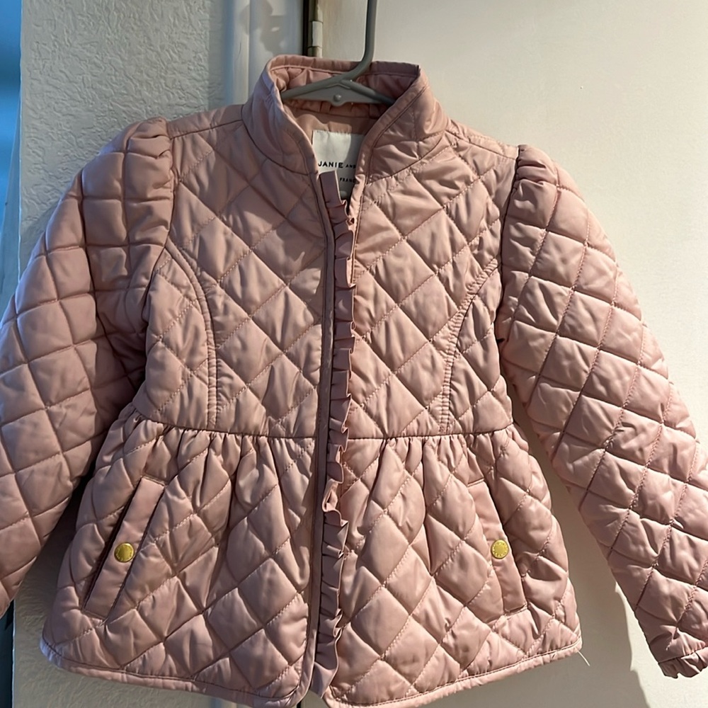girls quilted janie and jack coat